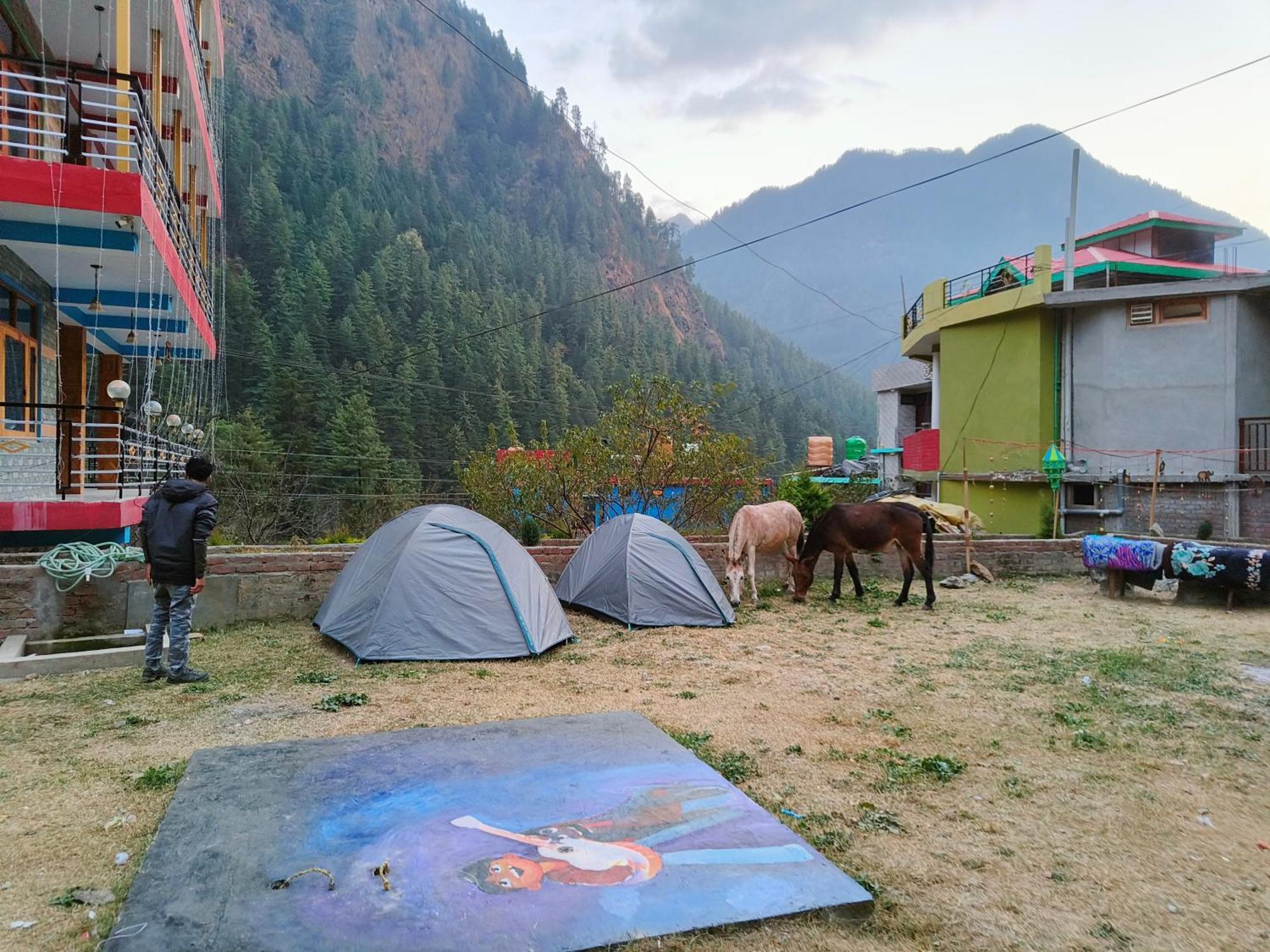 Dog N Hill Hotel Kasol Bagian luar foto